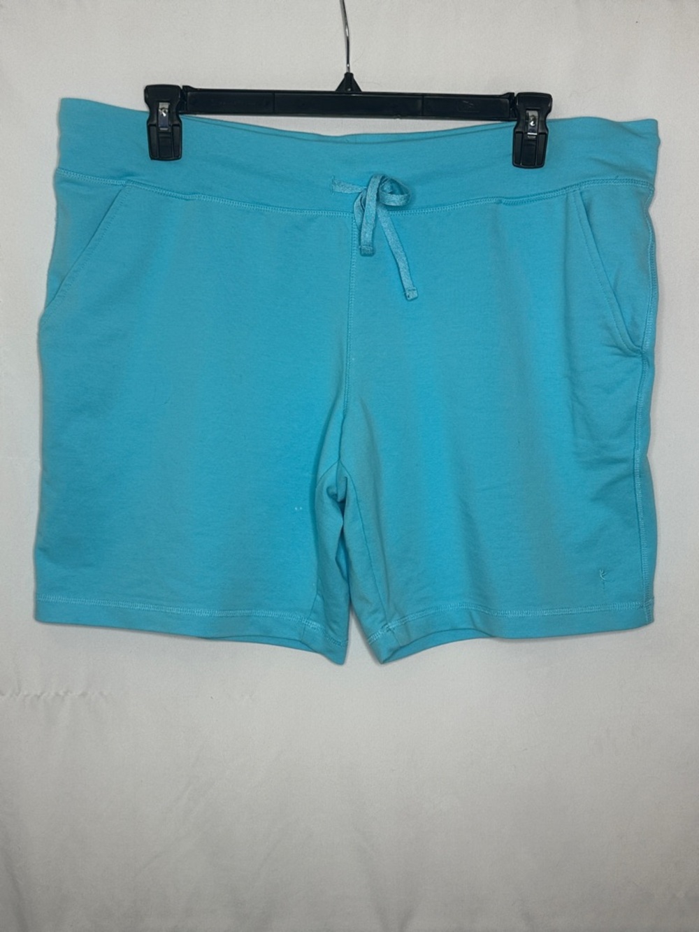 Danskin Aqua Athletic Drawstring Cotton Shorts